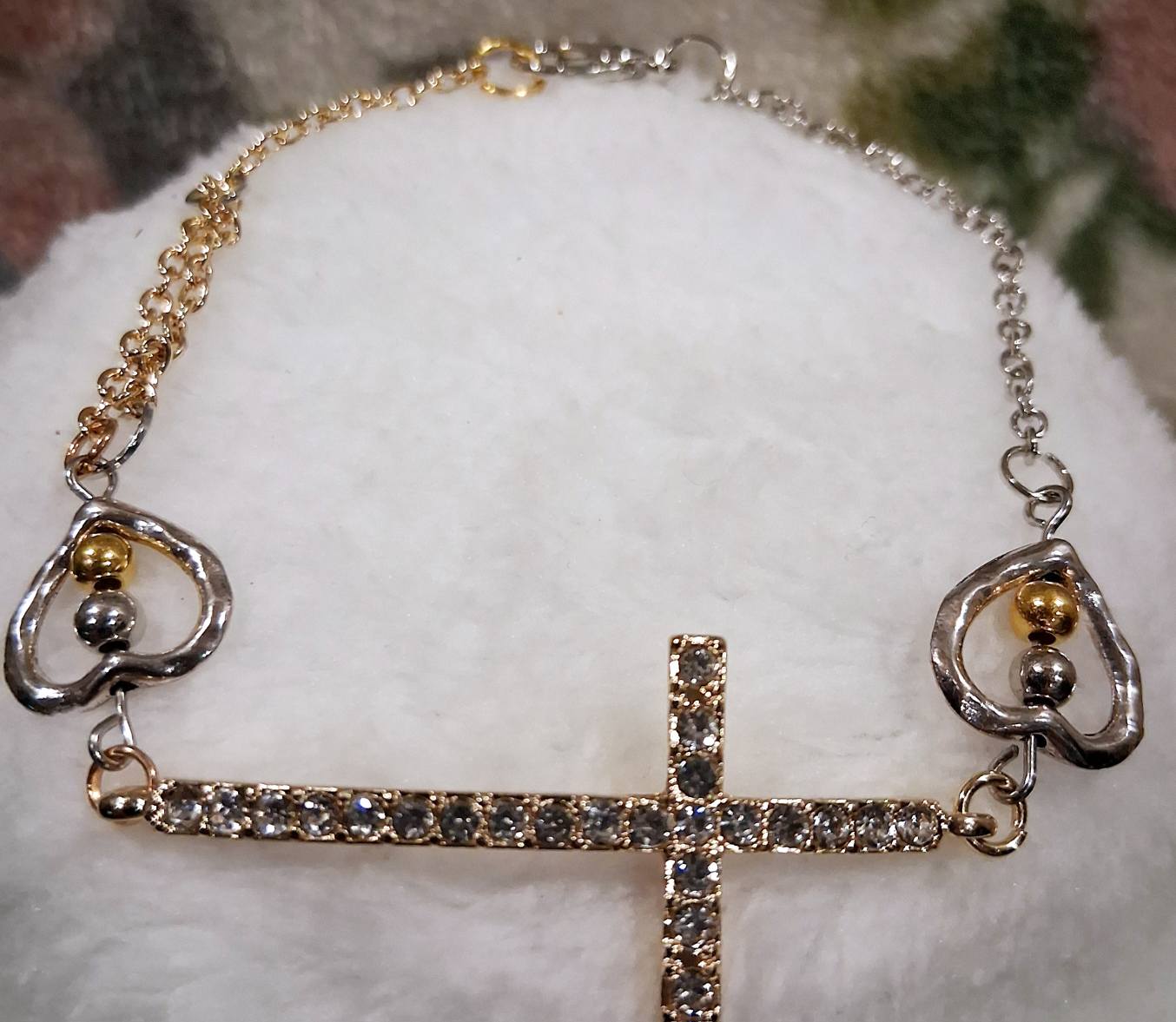 Bracelet Cross and Hearts