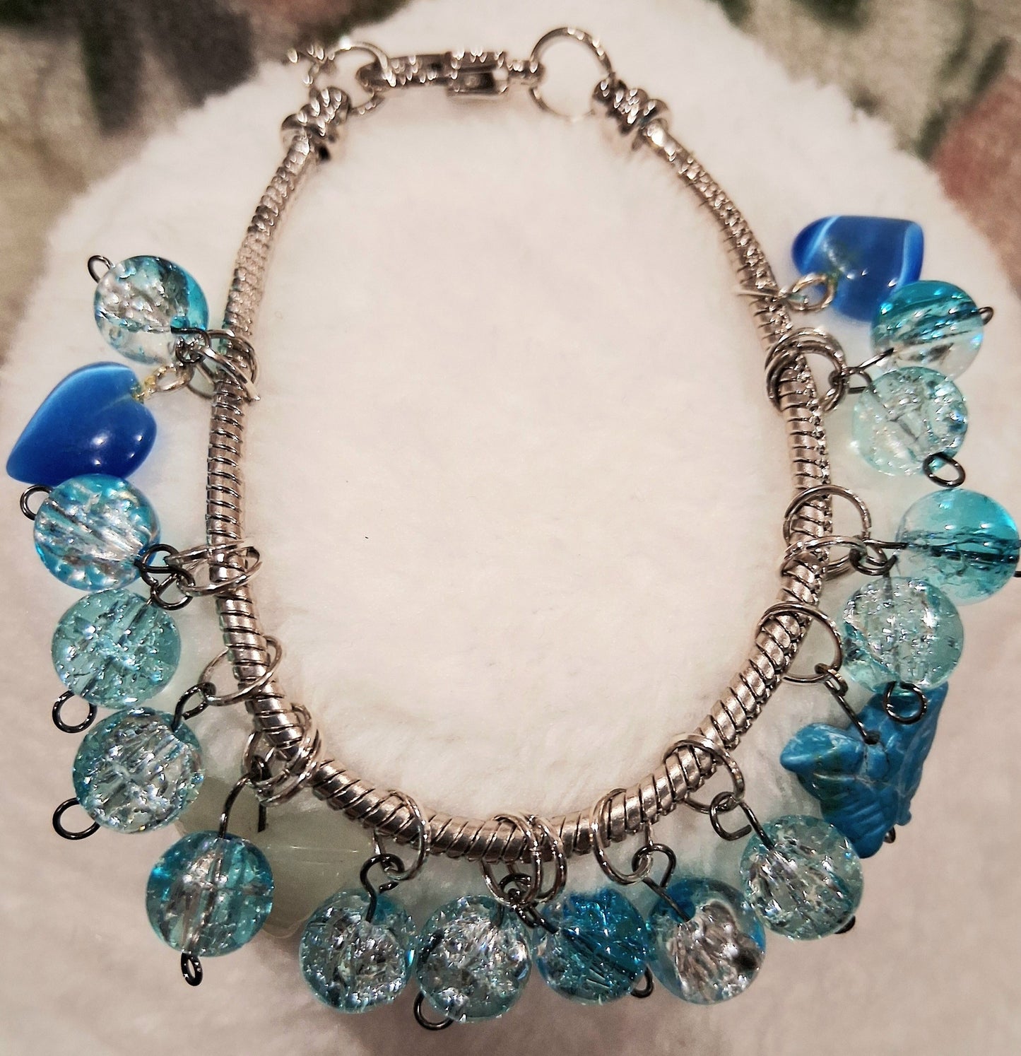 Faith in Blue – Charm Bracelet