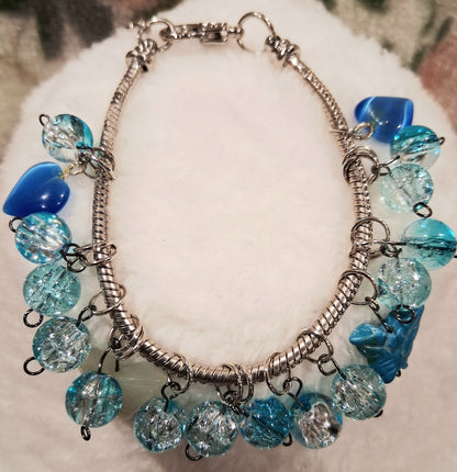 Faith in Blue – Charm Bracelet