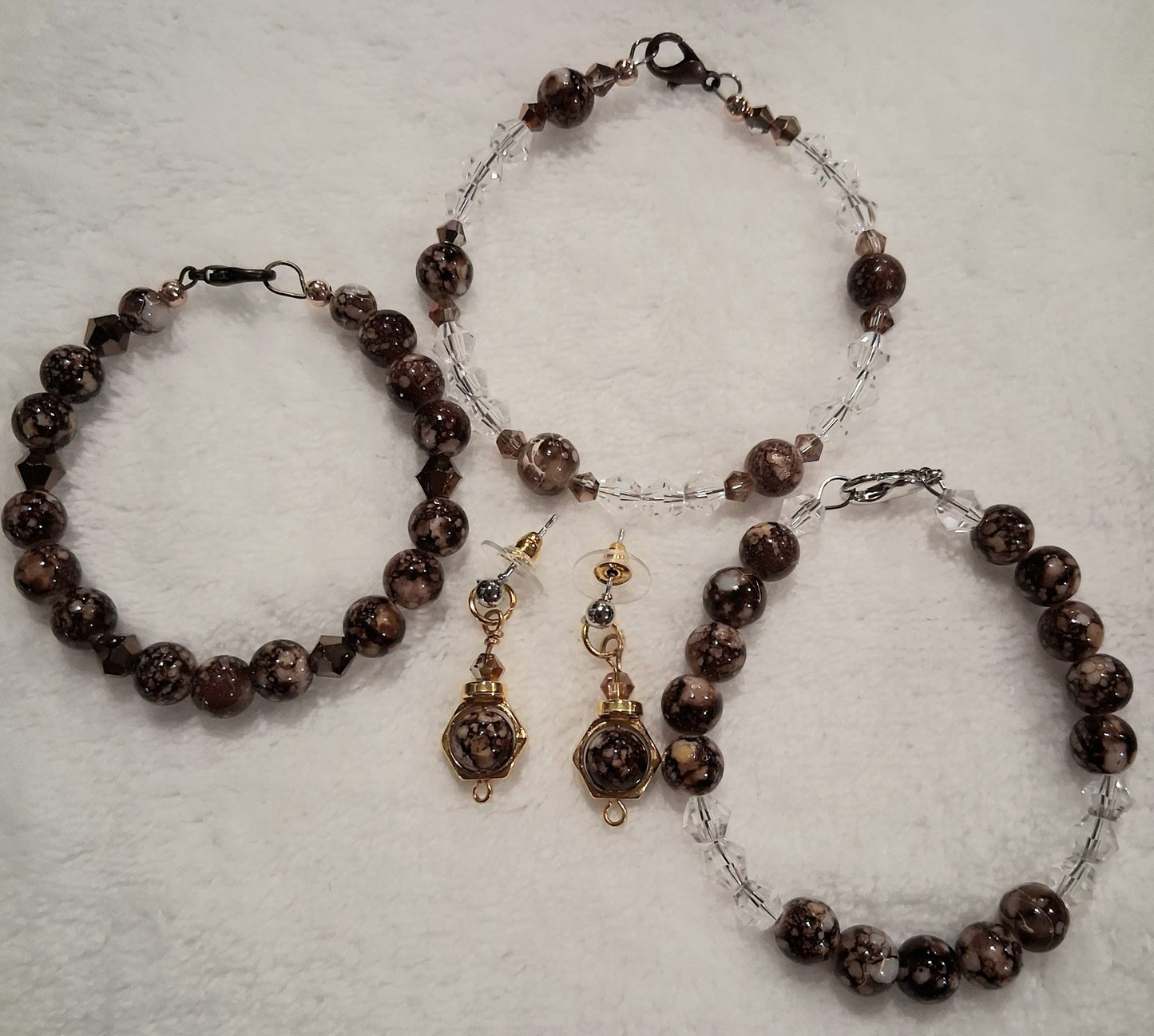 Bracelet and earring set