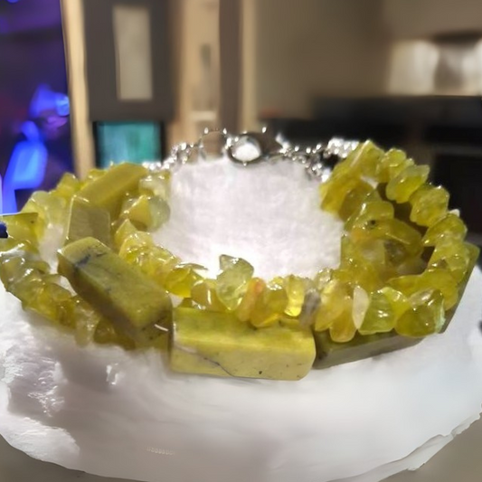 Jade 3 strand bracelet