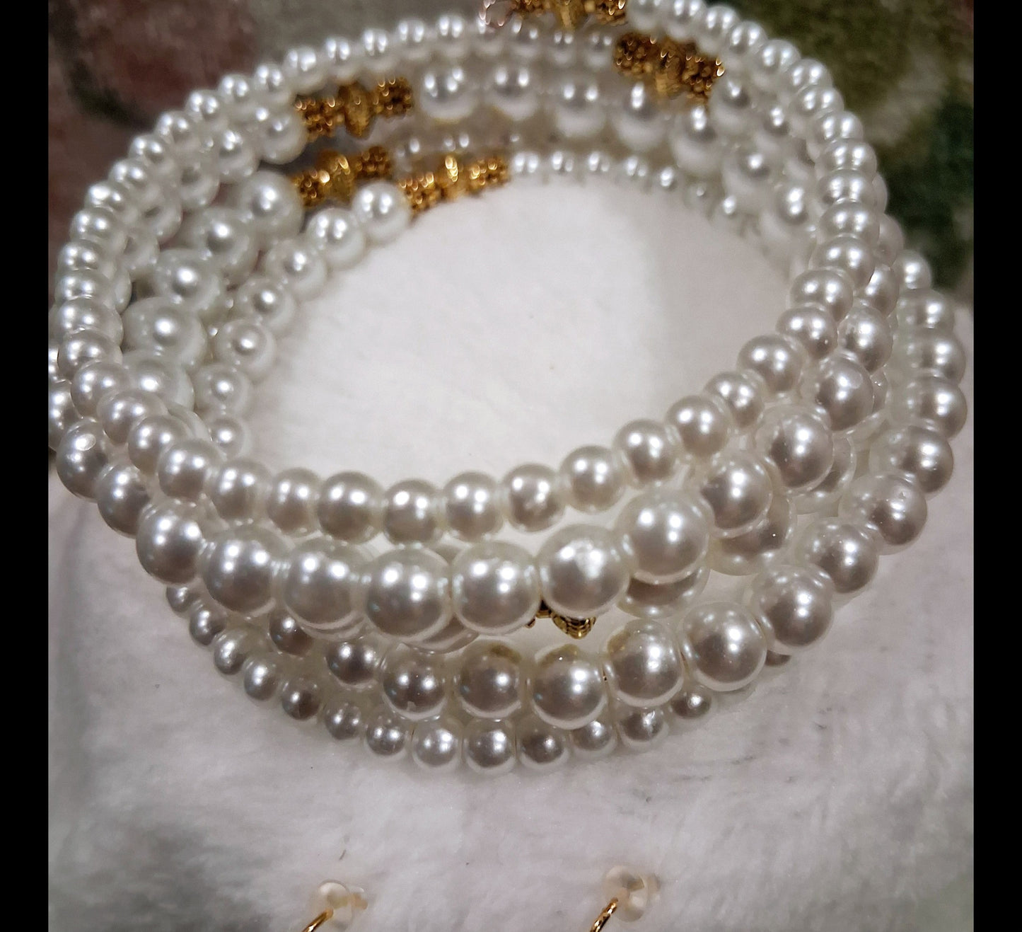 Bracelet White Pearl