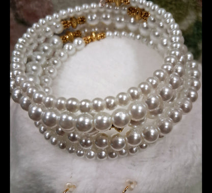 Bracelet White Pearl