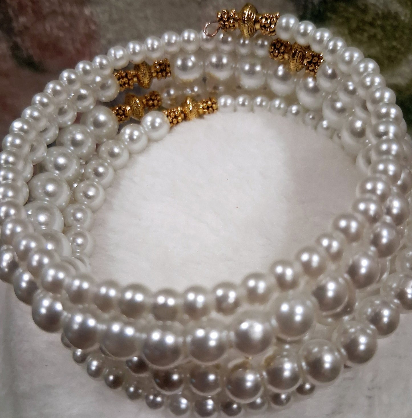 Bracelet White Pearl