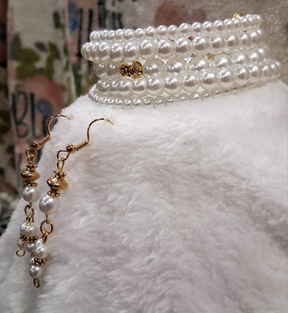 Bracelet White Pearl