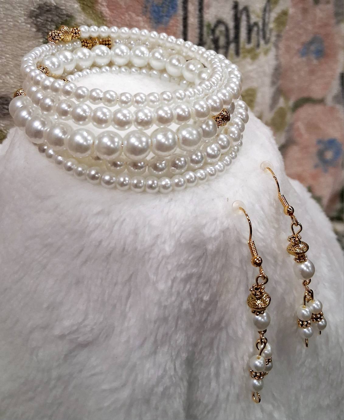 Bracelet White Pearl