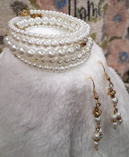 Bracelet White Pearl