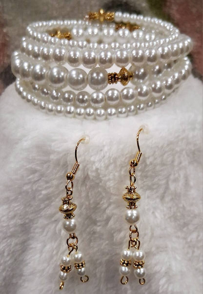 Bracelet White Pearl