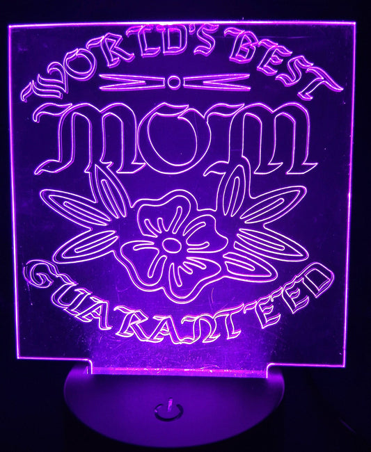 Changing color Engraved lights