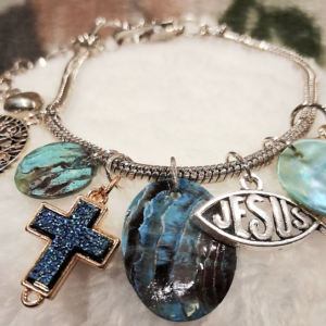 Blue Charm Bracelet